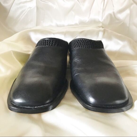 The Sak Elliot Lucca Black Leather Loafer Mule 7M - Picture 4 of 11